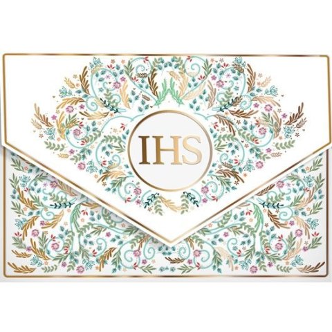 Kartka składana Karnet A5 KOMUNIA KOPERTA PATTERN IHS A5 Henry (5905701482429) Kartka składana Karnet A5 KOMUNIA KOPERTA PATTERN IHS A5 Henry (5905701482429)