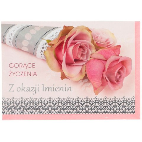 Kartka składana imieniny Extra B6 Pol-mak (b6x) Kartka składana imieniny Extra B6 Pol-mak (b6x)
