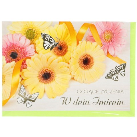 Kartka składana imieniny Extra B6 Pol-mak (b6x) Kartka składana imieniny Extra B6 Pol-mak (b6x)