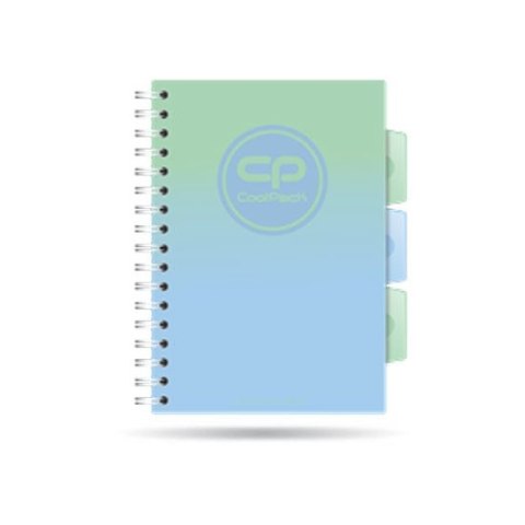 Kołozeszyt (kołonotatnik) CoolPack gradient A5 200k. krata Patio (31022CP)