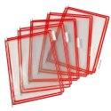 Panele prezentacyjne Tarifold A4 10 szt. czerwone (114003TR)