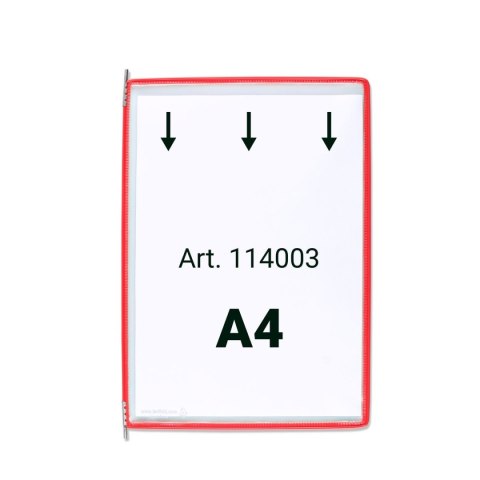 Panele prezentacyjne Tarifold A4 10 szt. czerwone (114003TR) Panele prezentacyjne Tarifold A4 10 szt. czerwone (114003TR)