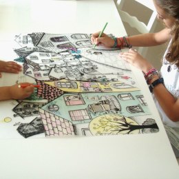 Podkład na biurko FUNNY MAT TRANSPARENT ULICA sfu1003 polipropylen PP [mm:] 680x480 Strigo (8681379310031)