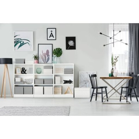 Pudło archiwizacyjne Home rozm. M płaskie szare karton [mm:] 260x360x 100 Esselte (628285)