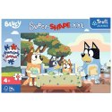 Puzzle Bluey I Przyjeciele Super Shape Zimowe zabawy Treflików 60 el. Trefl (50040)