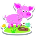 Puzzle puzzle baby classic Na farmie 18 el. Trefl (36127)
