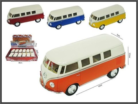 Samochód VW Classical Bus z białym dachem 13cm Hipo (HXKT176) Samochód VW Classical Bus z białym dachem 13cm Hipo (HXKT176)