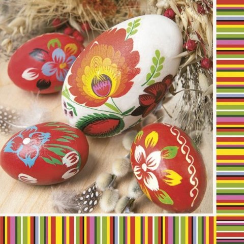 Serwetki Wielkanoc mix bibuła [mm:] 330x330 Pol-mak (SL WL)