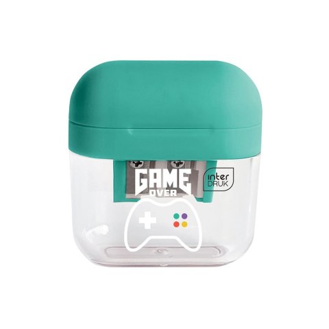 Temperówka GAME OVER podwójna z pojemnikiem mix plastik Interdruk (5902277331243)