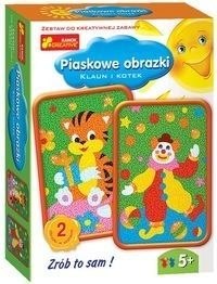 Zestaw kreatywny Piaskowe obrazki klaun i kotek Ranok Creative (8786) Zestaw kreatywny Piaskowe obrazki klaun i kotek Ranok Creative (8786)