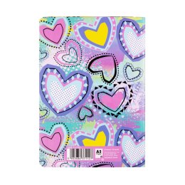 Zeszyt Pastel heart A5 32k. krata Patio (71127CP)