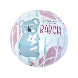 Balon foliowy będziesz babcią 18cal Godan (FG-OBBA)
