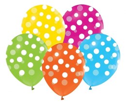 Balon gumowy Groszki, mix mix 300mm 12cal Godan (GZ-GRS5)