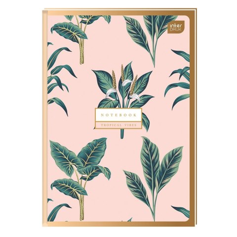 Brulion Satin Gold A6 96k. 70g krata Interdruk (BRA6#MSG)