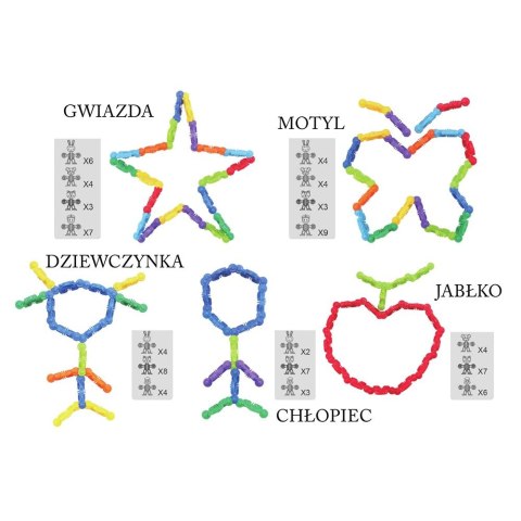 Klocki pozostałe liczmany zwierzątka Askato (102160) Klocki pozostałe liczmany zwierzątka Askato (102160)