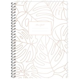 Kołozeszyt (kołonotatnik) B5 96k. 70g krata Interdruk (KOŁOZB5120MRG)