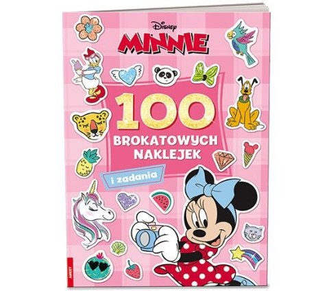 Książka dla dzieci Minnie. 100 brokatowych naklejek Ameet (NB 9104) Książka dla dzieci Minnie. 100 brokatowych naklejek Ameet (NB 9104)