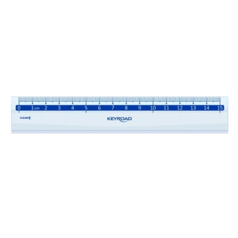 Linijka plastikowa 15cm Keyroad (KR971607) Linijka plastikowa 15cm Keyroad (KR971607)