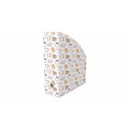 Pojemnik na dokumenty pionowy KITTENS A4 mix nadruk karton pokryty folią Biurfol (NSE-02-35)