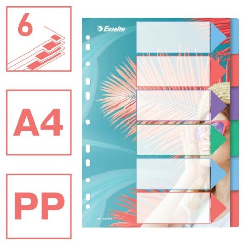 Przekładka czysta Colour Breeze A4 mix 6k Esselte (628499) Przekładka czysta Colour Breeze A4 mix 6k Esselte (628499)