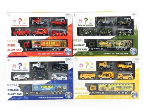 Samochód zestaw aut służb 4 wzory Bigtoys (BA4908) Samochód zestaw aut służb 4 wzory Bigtoys (BA4908)