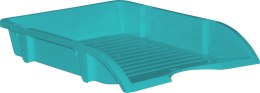 Szuflada na dokumenty niełamliwa turkusowa plastik [mm:] 350x250x 55 Donau (7455001PL-24)