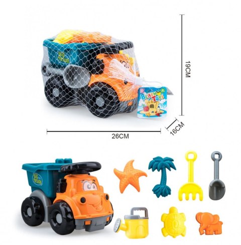 Zestaw do piasku pomarańczowy Lean (18525)