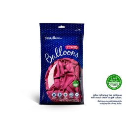 Balon gumowy różowy 300mm 14cal Partydeco (SB14P-006-50)