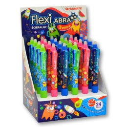 Długopis FLEXI ABRA3 Colors 24 szt + 20 wkładów Penmate (TT8535)