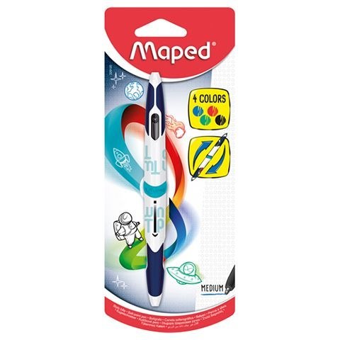 Długopis standardowy BASIC wkład mix 1,0mm Maped (229120)