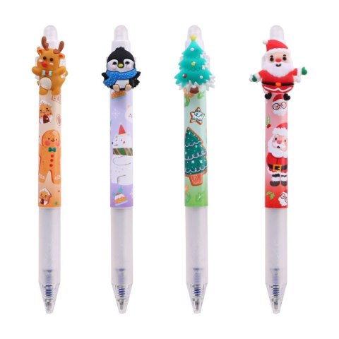 Długopis wymazywalny Xmass 1 wkład niebieski 0,5mm M&G (4121 XM01-3 KP24)