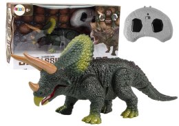 Figurka Dinozaur Na Baterie Triceratops Zdalnie Sterowany Dźwięk Lean (12438)