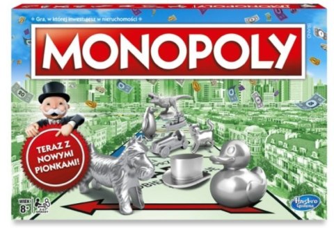Gra planszowa MONOPOLY NOWE PIONKI Hasbro (C1009) Gra planszowa MONOPOLY NOWE PIONKI Hasbro (C1009)