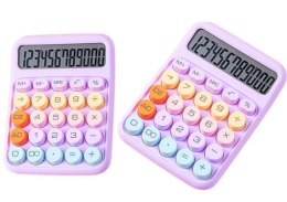 Kalkulator na biurko Fioletowy Biurowy Nauka Wielofunkcyjny Kolorowy Elektroniczny Lean (20212)