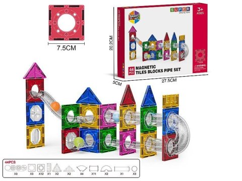 Klocki magnetyczne 44 elementy Adar (604858)