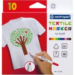 Marker specjalistyczny 2736/10 do tkanin mix 1,8-2,2mm okrągła końcówka Centropen (527391001)