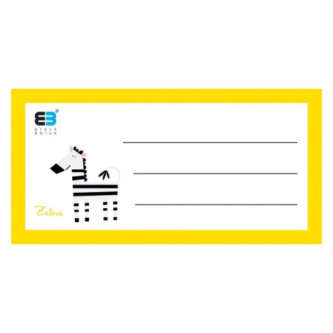 Naklejka (nalepka) B&B KIDS Interdruk (NAKZESB&B)