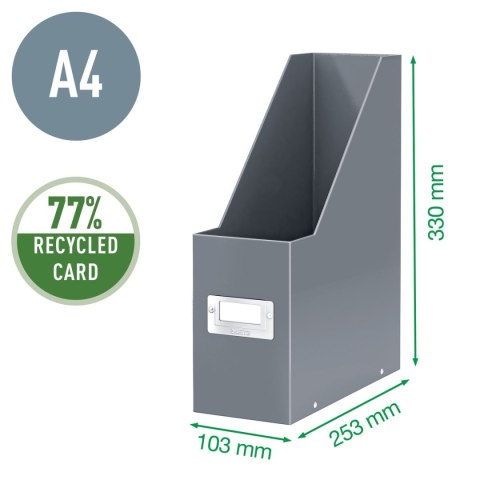 Pojemnik na dokumenty pionowy Click & Store zielony karton pokryty folią Leitz (60470054)