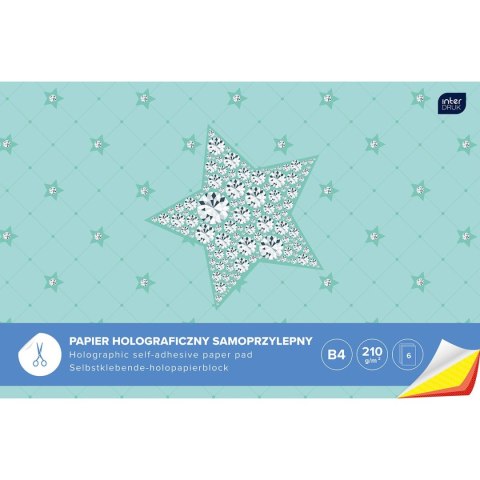 Zeszyt papierów kolorowych B4 210g 16k Interdruk (ZEPAHOB4) Zeszyt papierów kolorowych B4 210g 16k Interdruk (ZEPAHOB4)