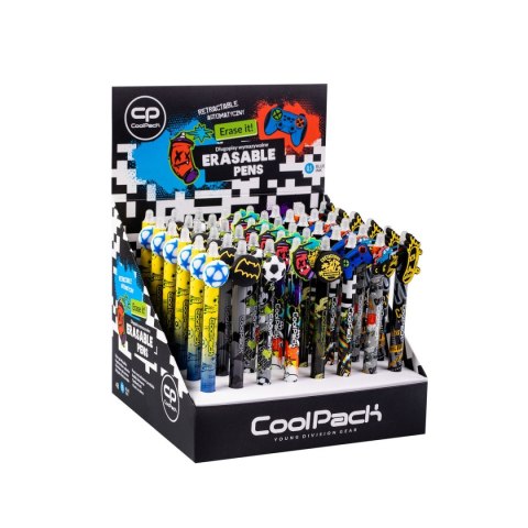 Długopis wymazywalny CoolPack wymazywalny wkład niebieski 0,5mm Patio (24734CP)