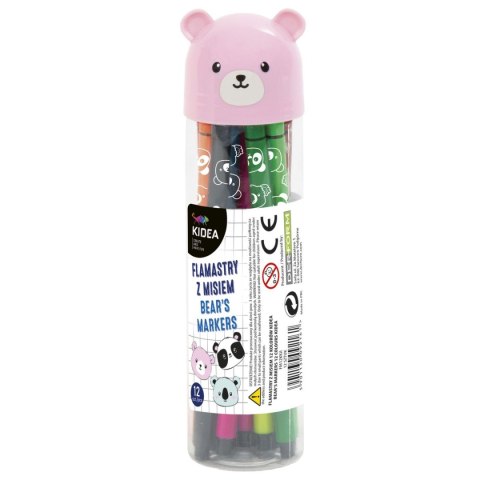 Flamaster Kidea 12 kol. Derform (FM12KKA)
