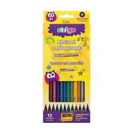 Kredki ołówkowe 12 kol. Strigo (SSC118)