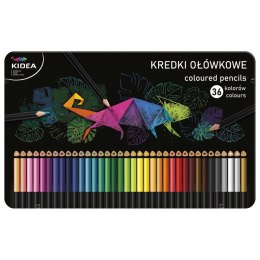 Kredki ołówkowe 36 kol. Kidea (KTMP36KA)