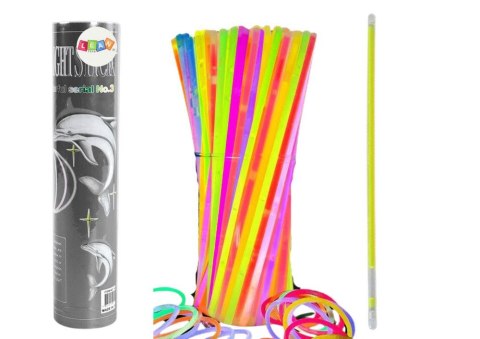 Opaska Fluorescencyjne 100 Sztuk Wiele Kolorów Świecące W Ciemności Lean (20402) Opaska Fluorescencyjne 100 Sztuk Wiele Kolorów Świecące W Ciemności Lean (20402)