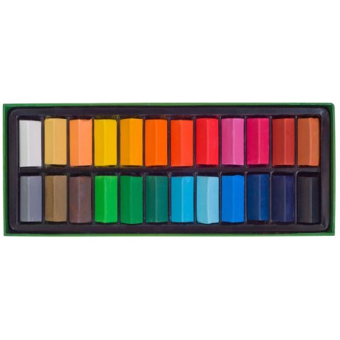 Pastele suche kwadratowe, 24 kolory 24 kol. Cricco (CR491K24) Pastele suche kwadratowe, 24 kolory 24 kol. Cricco (CR491K24)