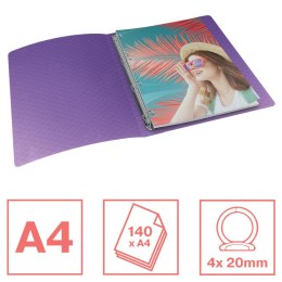 Segregator ringowy Colour Breeze A4 25mm lawendowy Esselte (628438)
