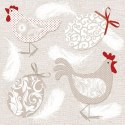 Serwetki wielkanoc mix papier [mm:] 330x330 Pol-mak (Sd GW)