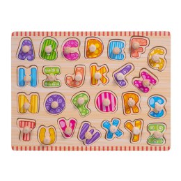 Układanka drewniana literki Smily Play (SPW83601)