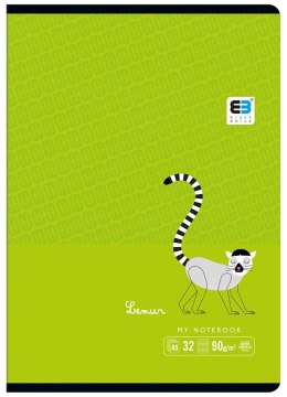 Zeszyt Black & Blue KIDS TROPIC A5 32k. 90g linia Interdruk (ZE32K=BBT)