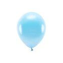 Balon gumowy Metalizowane Eco Balloons niebieski jasny 260mm Partydeco (ECO26M-001J)